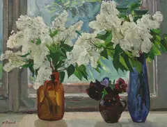 Evgeni Egorov, Untitled, oil on board 56 x 72cm