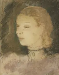 Dietz Edzard, Untitled, pastel 38.5 x 29.5cm Exhibited: The Leicester Galleries