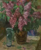 Oleksander Makismenko, Untitled, oil on canvas 60 x 50cm