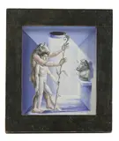 Ricardo Cinalli, Untitled, tempera 26.5 x 23.5cm
