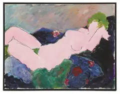 Barbara McGivern, Untitled, acrylic on paper on canvas 96 x 125.5cm