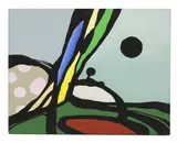 Peter Denmark, Untitled, acrylic on canvas 41 x 51cm