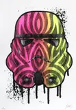 Inkie, Untitled, together with 'Storm Trooper' by the same artist indigo art print