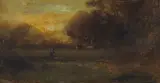 William Keith, Cattle Watering in a Meadow; San Rafael, 1896 (a pair)