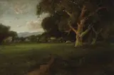 William Keith, Cattle Grazing Under Sheltering Oaks