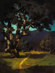 Julian Rix, A California Valley, oil on canvas