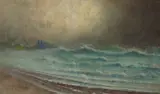 James Everett Stuart, Storm Looking South from near the Cliff House, San Francisco, California (No. 2743)