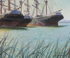 Charles Robert Patterson, At Antioch, California, oil on canvas