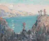 William Posey Silva, Moonrise, Big Sur