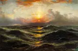 Richard Dey de Ribcowsky, Moonlight, oil on canvas