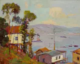 George Demont Otis, Hunter's Point, San Francisco, oil on board
