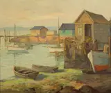 Maurice Braun, Waterfront, San Diego