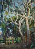 Joseph Kleitsch, Tangled Branches, Laguna Canyon