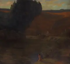 Bruce Porter, Man and Nature, 1903, oil on canvas