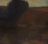 Bruce Porter, Man and Nature, 1903, oil on canvas