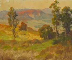 Eucalyptus by Maurice Braun, oil on canvas, sold Dec 2005