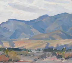 Jack Lauritz, California Foothills, oil on canvas board