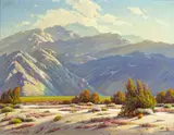 Paul Grimm, Sun-draped Mountains, San Jacinto