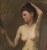 Jean Mannheim, A Woman Looking in a Mirror