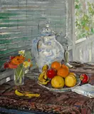 Clarence K. Hinkle, Still Life, oil on canvas
