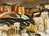 Milford Zornes, Carmel Bluffs, Utah
