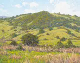 Gary Ray, Malibu Canyon, Spring, 2005, oil on canvas