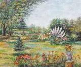 Claude Hughes Pissarro, (French, b. 1935), oil on canvas