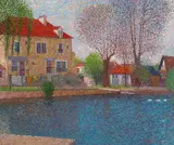 Jean Vollet, (French, 20th Century), oil on canvas