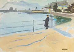 (French, 1900-1975) by Germaine Verna, oil on canvas, sold Nov 2005