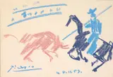Pablo Picasso, (Spanish, 1881-1973), pastel on paper