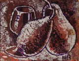Man Ray, (American, 1890-1976), mixed media on board