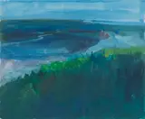 Paul Wonner, (American, b. 1920), gouache on paper