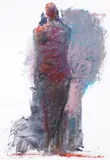 Manuel Neri, (American, b. 1930), dry pigment, charcoal, pastel and watercolor on paper