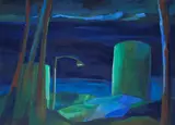 Suzanne Caporael, (American, b. 1949), gouache on paper