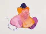 Fritz William V. Scholder, (American, b. 1937), acrylic on paper