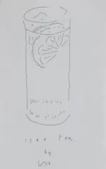 (British, b. 1937) by David Hockney, ink on paper, sold Nov 2005