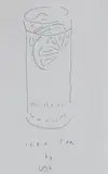 David Hockney, (British, b. 1937), ink on paper