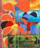 Charles Arnoldi, (American, b. 1946), acrylic on canvas