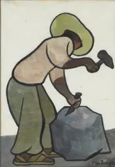 (Mexican, 1886-1957) by Diego Rivera, watercolor on Japan paper, sold Nov 2005