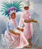 José Reyes Meza, (Mexican, b. 1924), oil on canvas