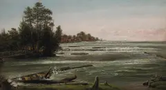 Ferdinand, Rapids on the Niagara River, oil on canvas