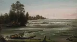 Ferdinand, Rapids on the Niagara River, oil on canvas