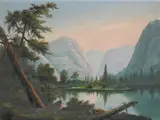 Albert Leighton Rawson, A Mountain Landscape; A Tropical Landscape (a pair), first signed and indistinctly dated 'Rawson 185[?].' (lower left)