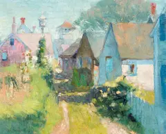 Joseph Pierre Birren, A By Way, oil on canvas