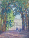 Frank Armington, Le Parc à Versailles, 1923; Les Champs à la Malmaison, 1923 (a pair)