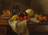 Saul Schary, Autumn Still Life, oil on canvas
