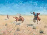 Andrew F. Karatsonyi, The Chase, 1909, oil on canvas