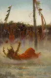 Remington Schuyler, The Sun Dance, oil on canvas