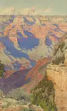 Gunnar Widforss, View into the Grand Canyon