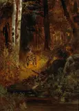 William Keith, Two Woodsmen on a Trail